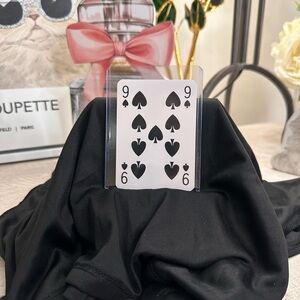 Gucci Collectable Black 9 of Spades Playing Card